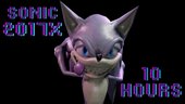 2017 X de creepypasta de Sonic con dos estilos normal y corrupto efecto caricatura